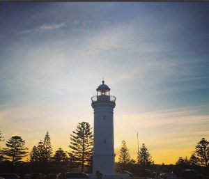 Kiama has some good caravan parks on the beach for your camper van. NSW, Australia.
