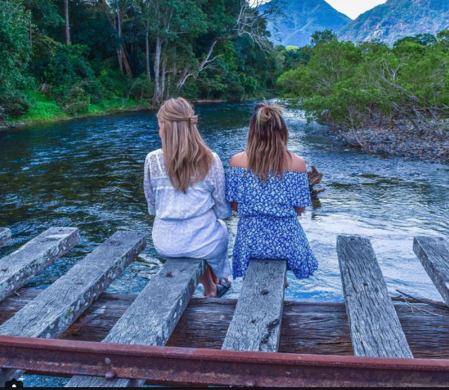 Old cane train bridge at Ross and Locke Park near Cairns. Photo: KateChristensen_