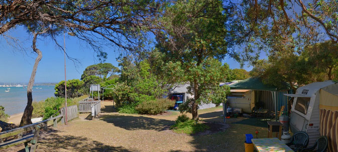 Camerons Bight Camp Ground, Mornington Peninsula. Photo: Whitecliffs.com.au