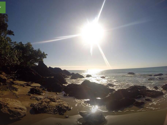 The beach at Etty bay Caravan Park, Queensland, Australia. Photo: Trip Advisor
