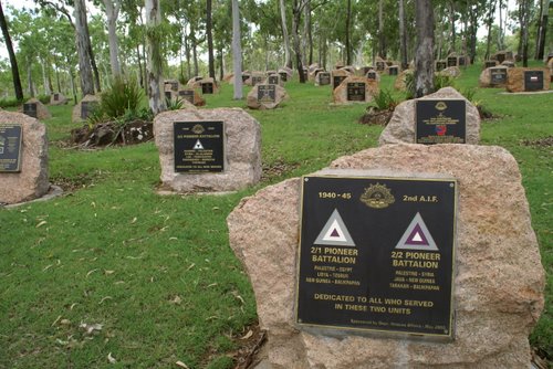 War Memorial beside Rocky Creek rest area, Queensland Australia. Photo: Peter and Shelley
