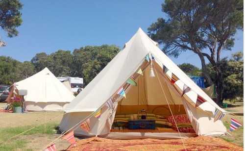 Stringer Camp Ground, Mornington Peninsula. Photo: Whitecliffs.com.au