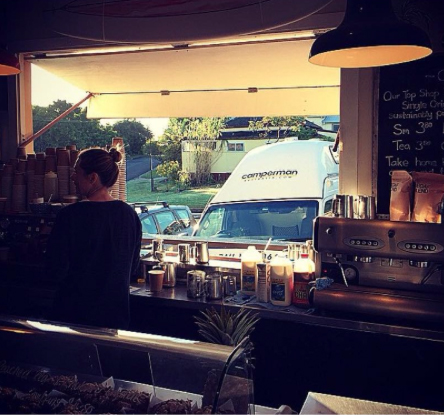 Coffee break at Byron Bay. Photo: www.CampermanAustralia.com.au